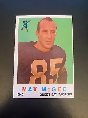 1959 TOPPS FOOTBALL #4 MAX McGEE (RC)!! ROOKIE!! $1 SHIPPING!! • $13.49