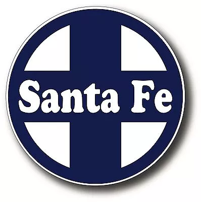 Santa Fe Vintage Railroad Railway Car Window Decal Bumper Vinyl Sticker • $3