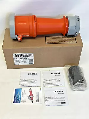 NEW IN BOX LEVITON  460C12W 60-Amp PIN & SLEEVE CONNECTOR 60A 125/250 • $189.99