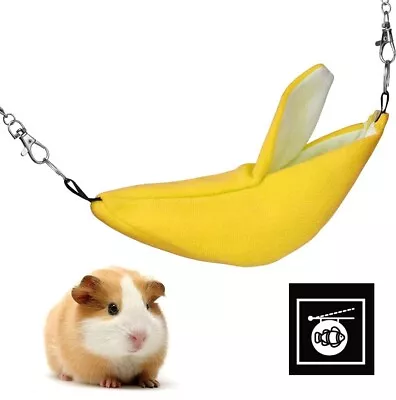 £3.70 • Buy Pet Hamster Banana Hammock Swing Squirrel Parrot Hanging Bed House Cage Nest Toy