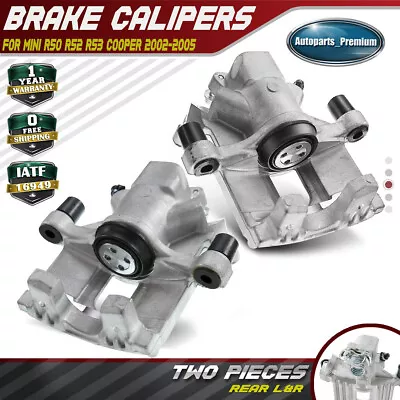 2x Disc Brake Calipers For Mini Cooper R53 2002-2003 Hatchback Rear Left & Right • $102.99