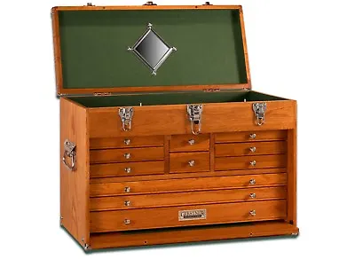 GI-T24 11 Drawer Oak/Veneer Chest By Gerstner International Tool Hobby NEW! • $424.15