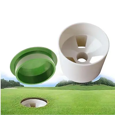 £18.76 • Buy Plasitc Golf Hole Cups Flag Holder Durable Golf Hole Cups For Garden Tools