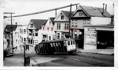 2cc369 Rp 1940 Sf Market Street Railway Car #7 Castro St At 21st St • $8.99