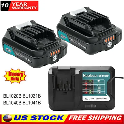 12V Replace Makita Battery 3.0Ah BL1041B CXT BL1021B BL1020 BL1015 BL1016 10.8V • $15.89