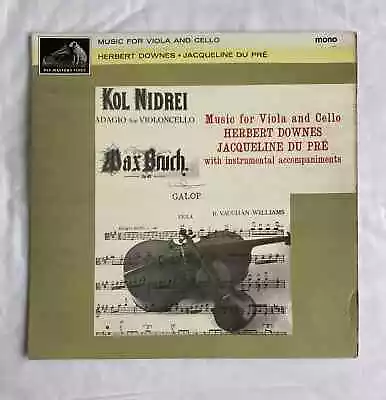 *rare* *clp 1650* *music For Viola & Cello* *jaqueline Du Pre* *downes* Lp Mono • £21