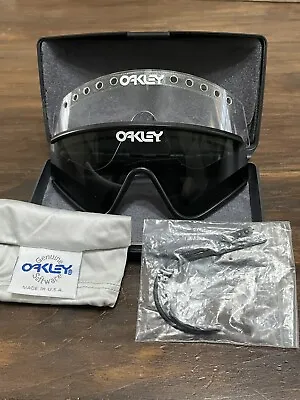 Vintage Oakley Factory Pilot Eyeshades With Clear Lens REI Case • $250