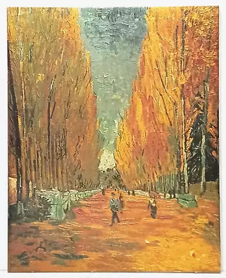 VINCENT VAN GOGH 'ALLEE Des ALYSCAMPS' PAINTING BrushStrokes Collection 632/980 • $279.99