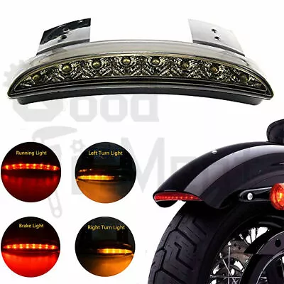 Motorcycle LED Rear Fender Edge Turn Signal Brake Tail Light For Harley Davidson • $30.45