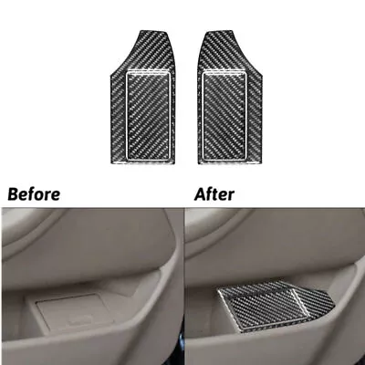 4Pcs Carbon Fiber Interior Rear Door Ashtray Cover Trim For BMW M5 E39 1998-2003 • $24.90