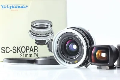[N MINT++ In BOX] Voigtlander SC-SKOPAR 21mm F4 Lens For Nikon S + Finder JAPAN • $379.99