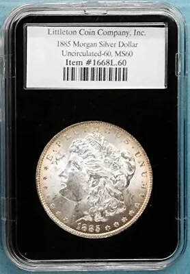 $39.99 • Buy US Coin 1885 P Morgan Silver Dollar KM 110 ASW 0.7734 UNC
