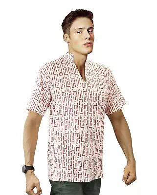 RED PATTERN Fear And Loathing In Las Vegas Raoul Duke Shirt Costume • $36.90