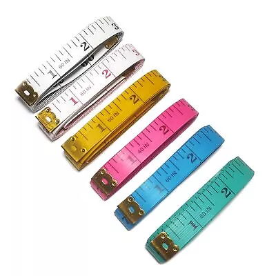 6 Pack 60 Inch Soft Tape Measure Sewing Flexible Ruler For Body Measurement • $9.86