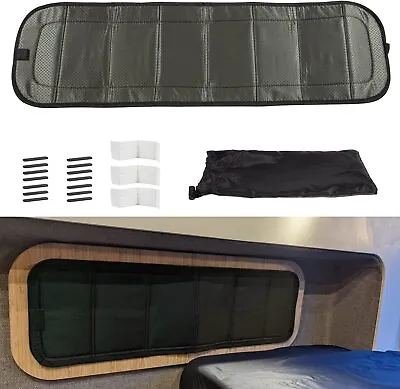 RV Bunk Window Cover (36  X10 ) Insulated Blackout Van Bunk Sliding Window Cover • $50.98