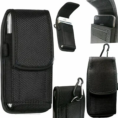 Universal Belt Hook Pouch Bag Nylon For All Mobile Cell Phone Case Cover Holster • $7.46