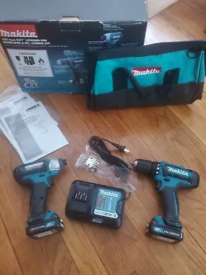 Makita CT226 12V Max CXT 2 Speed Li-Ion Cordless Impact Drill Driver Combo New • $125