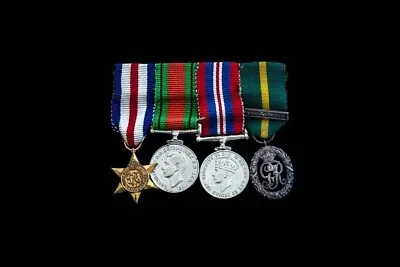 £50 • Buy WW1 Miniature Medal Group Of 4 With Territoral Decoration