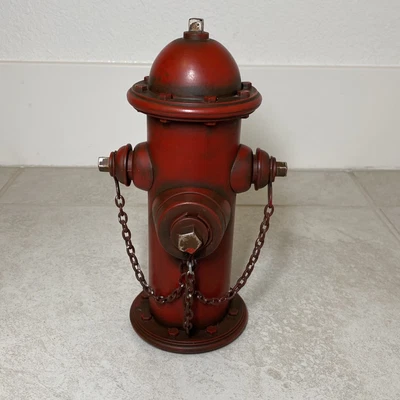 $28 • Buy Rare Fire Hydrant Piggy Bank Coin Bank Plastic And Metal 9”