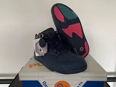 $365 • Buy Reebok Pump Omni Lite L&d Lemar & Dauley Peacoat/blue/carmine Rare Retro 9.5