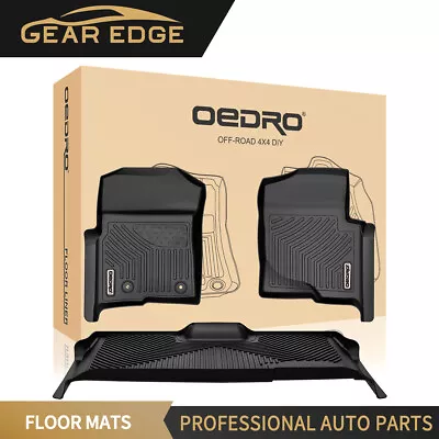 Floor Mats Floor Liners For 2010-2014 Ford F-150 F150 Super Crew Cab TPE Rubber • $109.79