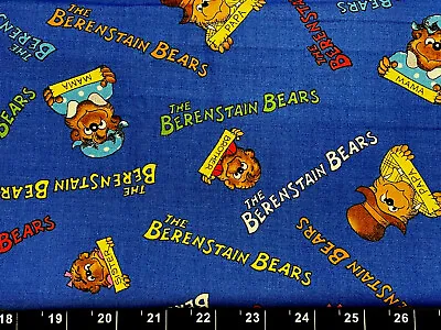 $4.99 • Buy Tina Scrap The Berenstain Bears Country Mama Rare Moda 9 X21  Fabric Cotton 