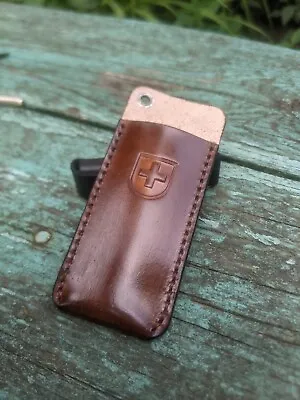 Leather Slip Case For Victorinox Alox Soldier  Victorinox  Knife 93 Mm (3.66in) • $14.50
