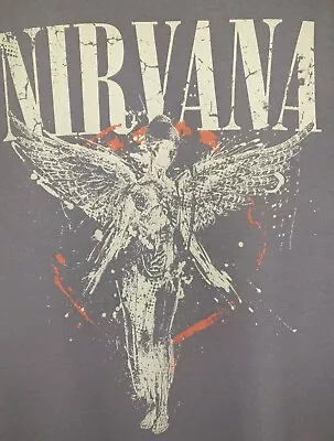 Nirvana T Shirt In Utero Grey Women's Size 12 • $16