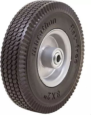 33102 8X2  Flat Free Hand Truck / All Purpose Utility Tire On Wheel 2.375  • $30