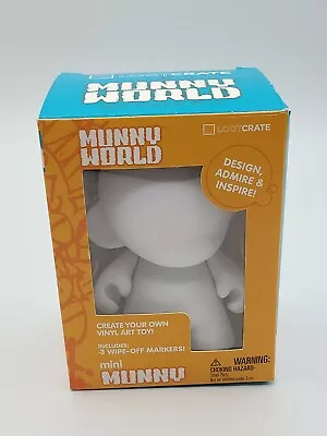 Kidrobot Munny World Loot Crate Exclusive 4  Inch Mini DIY Vinyl Figure Art Toy • $14.97