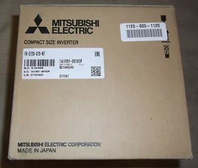 Mitsubishi Fr-d720-070-n7 Variable Frequency Drive Inverter 3~240vac 7a  New • $250