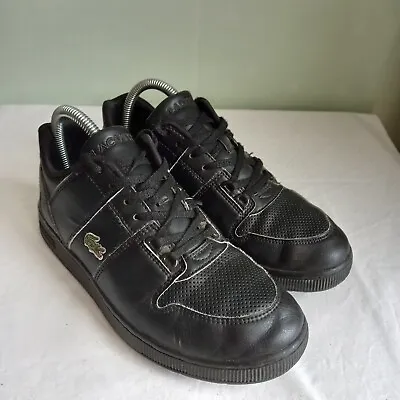 Lacoste Thrill Black Trainers Sneakers Shoes Womens UK Size 5 EU 38 US 6 • £24.95