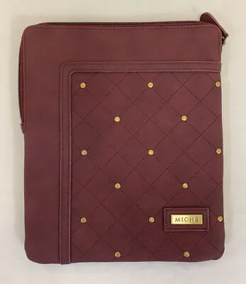 Miche Lincoln Luxe Tablet Sleeve Maroon Consultant Display Piece New Out Of Bag • $9.99