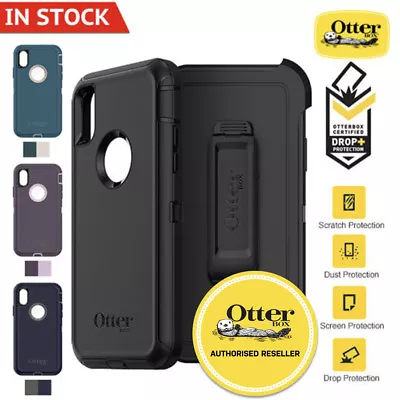 $69.95 • Buy For Apple IPhone X XS Max XR SE 8 7 6 6S Case Genuine Otterbox Defender Cover