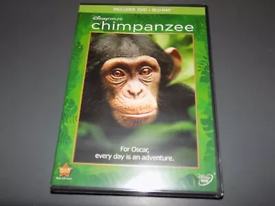 DISNEYNATURE CHIMPANZEE Walt Disney Africa Nature Animals BLU-RAY + DVD SET NEW • $11.95