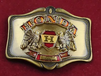 HONDA Bronze Belt Buckle Fits 1.75  Belt W/ FREE Gift Box • $22