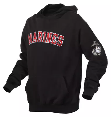 US Marine Corps Pullover Hoodie USMC Pull Over Sweatshirt Performance Poly • $49.99