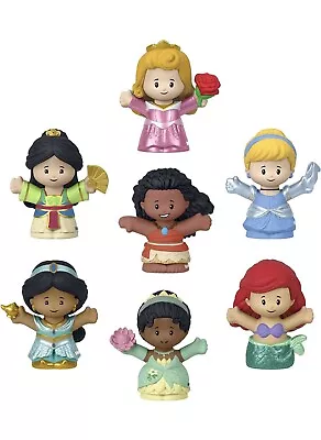 Fisher-Price Little People Disney Princess Toys Set Of 7 Character Figures • $43.99