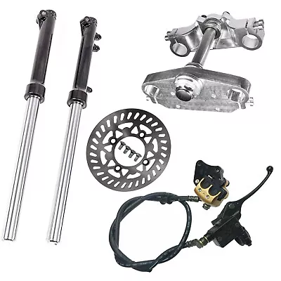 33mm Front Forks +Triple Tree+Brake Caliper Rotor For  Pit Dirt Bike CRF50 SSR  • $179.58