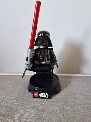 Lego STAR WARS Darth Vader LED Nightlight Lamp Torch FIGURE LIGHTSABER HELMET 8” • £17.99
