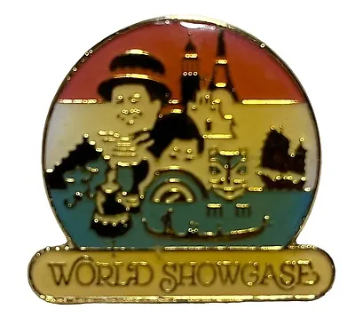 Walt Disney World Showcase Souvenir Pin Vtg 1987 Epcot Center 15 Year Birthday • $8