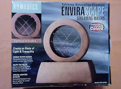 HoMEDICS Envirascape Lighted  3 Color Streaming Waters WFL-STRM • $34.99