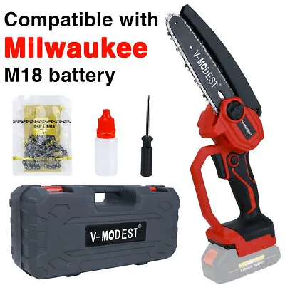 Cordless Mini Chainsaw For Milwaukee M18 Battery 6  Brushless Motor (Tool Only) • $54.99