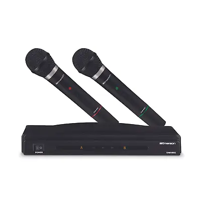 Emerson Professional Dual Microphone Kit W Wireless Transmitter For Most Devices • $37.99