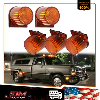 $29.99 • Buy For Dodge D100 150 250 350,W100 150 250 350 Amber Cab Roof Clearance Light Cover