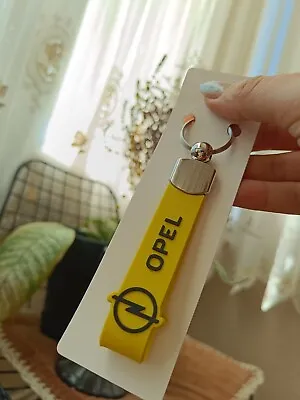 Opel Brand Yellow Silicone Car Keychain • $11.90