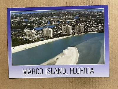 Postcard Marco Island FL Florida Beach Aerial View Vintage PC • $4.99