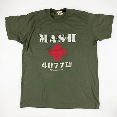 MASH 4077th TV Show Shirt Mens XL Screen Stars VTG 1981 Single Stitch 21.5x28 • $55