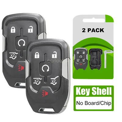 2 For 2014 2015 2016 2017 Chevy Tahoe Suburban Remote Key Fob Shell Case Cover • $12.75