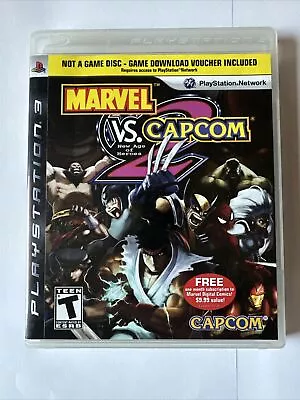 Marvel Vs Capcom 2 PS3 - Rare! Hard To Find - CIB Complete - NO DISC • $316